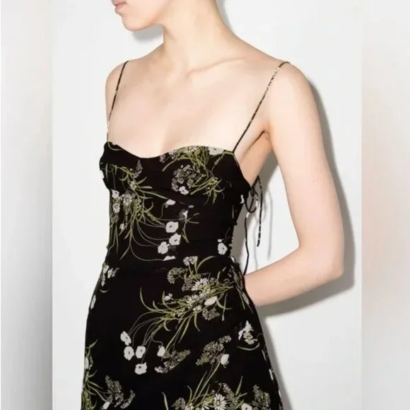 NWT Reformation Kourtney Dress - Veuve - Size 6 - Picture 5 of 7